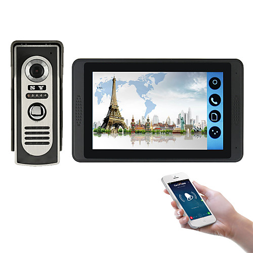 618M11 7 inch capacitive touch screen video camera wired video doorbell wifi / 3G / 4G remote call unlock storage visual intercom one to one
618M11 7 inch capacitive touch screen video camera wired video doorbell wifi / 3G / 4G remote call unlock storage visual intercom one to one