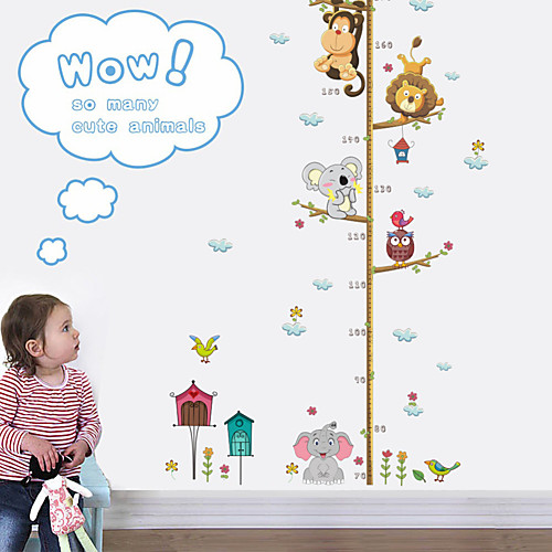Animals Wall Stickers Animal Wall Stickers Height Stickers, PVC Home Decoration Wall Decal Wall Decoration 1pc / Removable 9030cm
Animals Wall Stickers Animal Wall Stickers Height Stickers, PVC Home Decoration Wall Decal Wall Decoration 1pc / Removable 9030cm