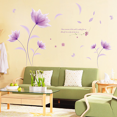 Floral / Botanical Wall Stickers Plane Wall Stickers Decorative Wall Stickers, PVC Home Decoration Wall Decal Wall Decoration 1pc / Removable
Floral / Botanical Wall Stickers Plane Wall Stickers Decorative Wall Stickers, PVC Home Decoration Wall Decal Wall Decoration 1pc / Removable