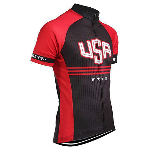 21Grams American / USA USA National Flag Men's Short Sleeve Cycling Jersey - Black / Red Bike Top UV Resistant Quick Dry Moisture Wicking Sports Summer Terylene Mountain Bike MTB Road Bike Cycling
21Grams American / USA USA National Flag Men's Short Sleeve Cycling Jersey - Black / Red Bike Top UV Resistant Quick Dry Moisture Wicking Sports Summer Terylene Mountain Bike MTB Road Bike Cycling