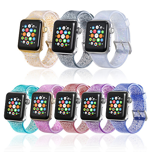 Transparent Silicone Glitter Waterproof Band For Apple Watch 38/40mm 42/44mm Series 4 3 2 1
Transparent Silicone Glitter Waterproof Band For Apple Watch 38/40mm 42/44mm Series 4 3 2 1