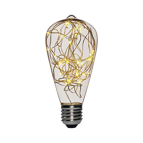 1pc 3 W LED Filament Bulbs 200-300 lm E26 / E27 ST64 25 LED Beads SMD Decorative Christmas Wedding Decoration Copper Wire Light Warm White 85-265 V
1pc 3 W LED Filament Bulbs 200-300 lm E26 / E27 ST64 25 LED Beads SMD Decorative Christmas Wedding Decoration Copper Wire Light Warm White 85-265 V