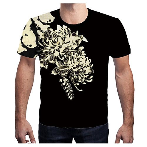 Men's T shirt Solid Colored Color Block Camo / Camouflage Patchwork Short Sleeve Club Tops Rock Exaggerated Black
Men's T shirt Solid Colored Color Block Camo / Camouflage Patchwork Short Sleeve Club Tops Rock Exaggerated Black