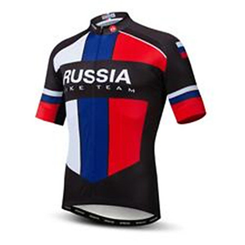 21Grams Russia National Flag Men's Short Sleeve Cycling Jersey - Sky BlueWhite Bike Top UV Resistant Quick Dry Moisture Wicking Sports Summer Terylene Mountain Bike MTB Road Bike Cycling Clothing
21Grams Russia National Flag Men's Short Sleeve Cycling Jersey - Sky BlueWhite Bike Top UV Resistant Quick Dry Moisture Wicking Sports Summer Terylene Mountain Bike MTB Road Bike Cycling Clothing