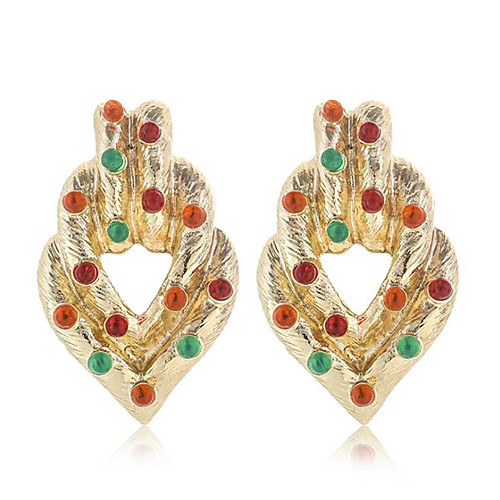 Women's Clear Red Cubic Zirconia Earrings Hollow Out Flower Fashion Earrings Jewelry Silver / Gold For Gift Daily 1 Pair
Women's Clear Red Cubic Zirconia Earrings Hollow Out Flower Fashion Earrings Jewelry Silver / Gold For Gift Daily 1 Pair
