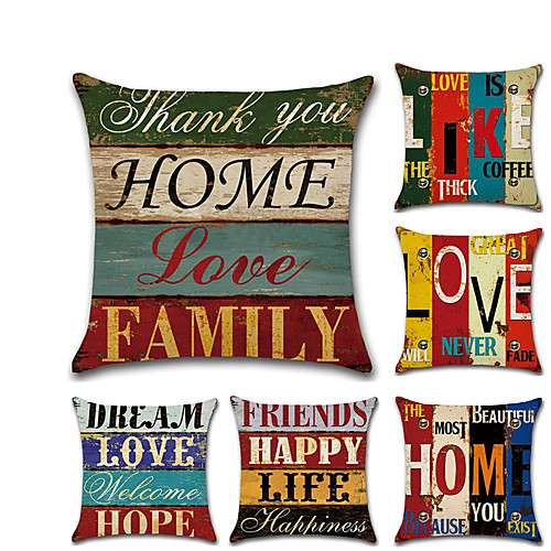 1 pcs Linen Pillow Cover, Word / Phrase 3D Print Classic Fashion Throw Pillow
1 pcs Linen Pillow Cover, Word / Phrase 3D Print Classic Fashion Throw Pillow