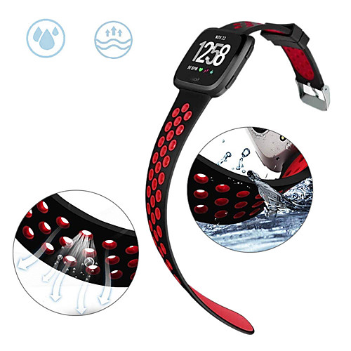 Watch Band for Fitbit Versa / Fitbit Versa Lite Fitbit Sport Band / Classic Buckle Silicone Wrist Strap 
Watch Band for Fitbit Versa / Fitbit Versa Lite Fitbit Sport Band / Classic Buckle Silicone Wrist Strap