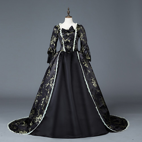 Princess Maria Antonietta Floral Style Rococo Victorian Renaissance Vacation Dress Dress Party Costume Masquerade Women's Lace Lace Costume Black Vintage Cosplay Christmas Halloween Party / Evening
Princess Maria Antonietta Floral Style Rococo Victorian Renaissance Vacation Dress Dress Party Costume Masquerade Women's Lace Lace Costume Black Vintage Cosplay Christmas Halloween Party / Evening