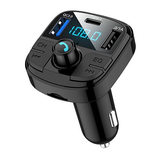 MUZILI BT29 Bluetooth 5.0 FM Transmitter / Bluetooth Car Kit Car Handsfree Bluetooth / Over-current Protection / QC 2.0 Car
MUZILI BT29 Bluetooth 5.0 FM Transmitter / Bluetooth Car Kit Car Handsfree Bluetooth / Over-current Protection / QC 2.0 Car