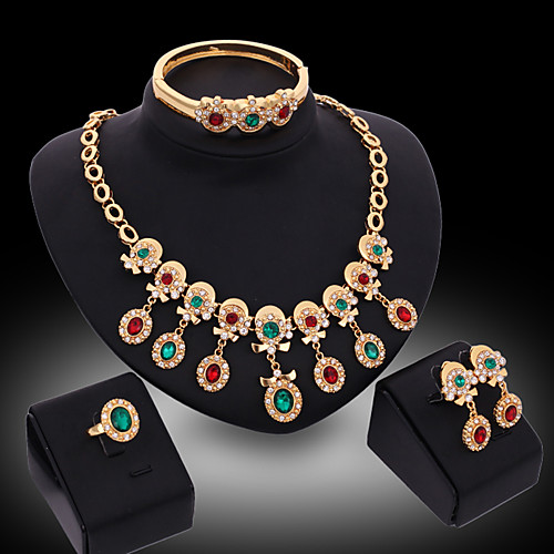 Women's Jewelry Set Bridal Jewelry Sets 3D Precious Fashion Gold Plated Earrings Jewelry Gold For Christmas Wedding Halloween Party Evening Gift 1 set
Women's Jewelry Set Bridal Jewelry Sets 3D Precious Fashion Gold Plated Earrings Jewelry Gold For Christmas Wedding Halloween Party Evening Gift 1 set