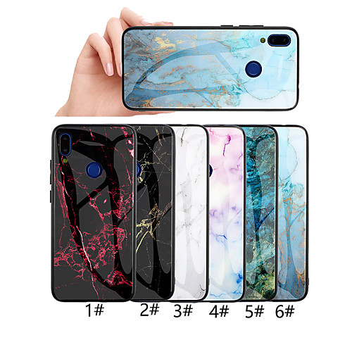 Phone Case For Xiaomi Back Cover Xiaomi Redmi Note 6 Redmi 6 Redmi Note 7 Redmi Note 6 Pro Pattern Marble Hard Tempered Glass
Phone Case For Xiaomi Back Cover Xiaomi Redmi Note 6 Redmi 6 Redmi Note 7 Redmi Note 6 Pro Pattern Marble Hard Tempered Glass