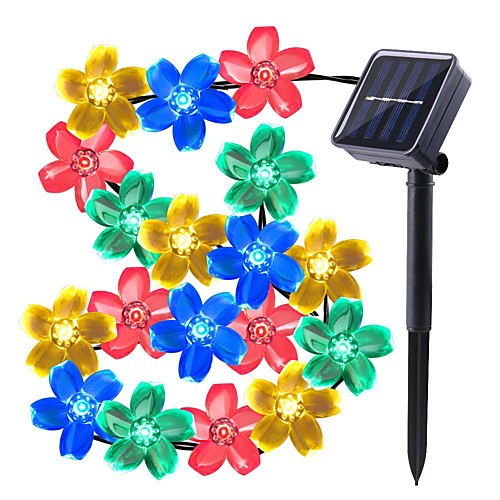 Outdoor Solar String Light LED Solar Garden Light 7m Flower String Lights 50 LEDs Dip Led Warm White RGB White Waterproof Solar Powered for Christmas Thanksgiving
Outdoor Solar String Light LED Solar Garden Light 7m Flower String Lights 50 LEDs Dip Led Warm White RGB White Waterproof Solar Powered for Christmas Thanksgiving