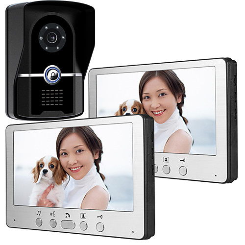 815FG12 Ultra-thin 7-inch wired video doorbell HD villa one for two video intercom outdoor unit night vision rain unlock function
815FG12 Ultra-thin 7-inch wired video doorbell HD villa one for two video intercom outdoor unit night vision rain unlock function