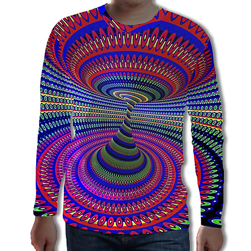 Men's Tunic Graphic Geometric 3D Plus Size Pleated Print Long Sleeve Daily Tops Streetwear Exaggerated Rainbow
Men's Tunic Graphic Geometric 3D Plus Size Pleated Print Long Sleeve Daily Tops Streetwear Exaggerated Rainbow