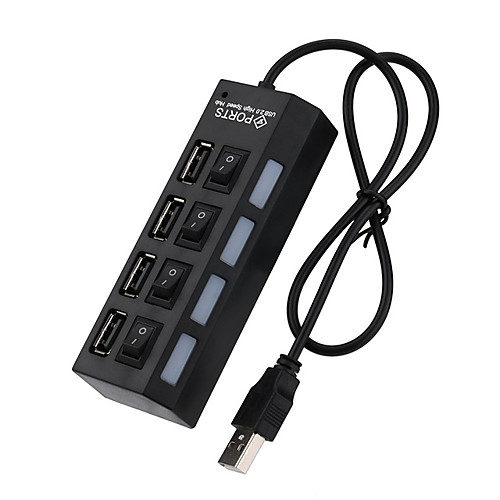 4 Port USB 2.0 Hub On/Off Switches DC Power Adapter Cable For PC Laptop USB HUB High Speed USB 2.0 Hub PC Accessories
4 Port USB 2.0 Hub On/Off Switches DC Power Adapter Cable For PC Laptop USB HUB High Speed USB 2.0 Hub PC Accessories