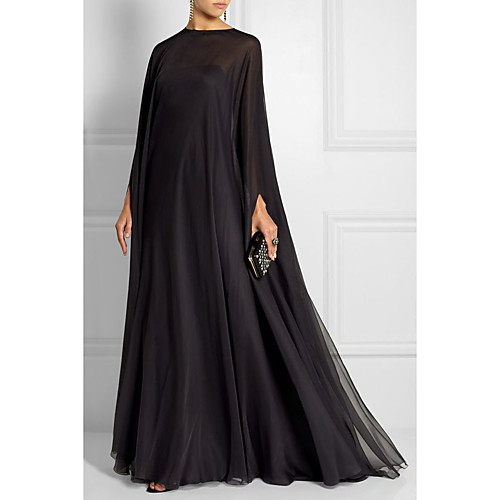 Sheath / Column Empire Wedding Guest Formal Evening Dress Boat Neck Long Sleeve Sweep / Brush Train Chiffon with Pleats 2021
Sheath / Column Empire Wedding Guest Formal Evening Dress Boat Neck Long Sleeve Sweep / Brush Train Chiffon with Pleats 2021