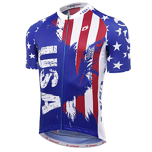 21Grams American / USA USA National Flag Men's Short Sleeve Cycling Jersey - RedBlue Bike Jersey Top Quick Dry Moisture Wicking Breathable Sports Summer Terylene Mountain Bike MTB Road Bike Cycling
21Grams American / USA USA National Flag Men's Short Sleeve Cycling Jersey - RedBlue Bike Jersey Top Quick Dry Moisture Wicking Breathable Sports Summer Terylene Mountain Bike MTB Road Bike Cycling