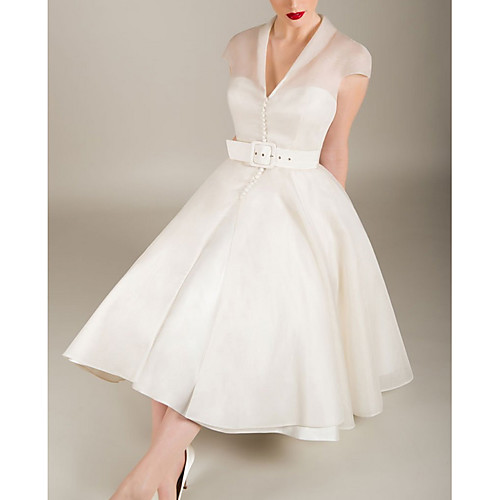 A-Line Hot White Graduation Cocktail Party Valentine's Day Dress V Neck Sleeveless Knee Length Tulle with Sash / Ribbon 2021
A-Line Hot White Graduation Cocktail Party Valentine's Day Dress V Neck Sleeveless Knee Length Tulle with Sash / Ribbon 2021