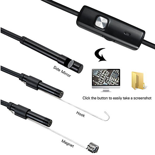 5.5mm USB Android Mobile Phone CMOS with Camera Industrial Endoscope Pipe Air Conditioning Auto Repair Camera Soft Cable 2 Meters Tube IP67 Waterproof
5.5mm USB Android Mobile Phone CMOS with Camera Industrial Endoscope Pipe Air Conditioning Auto Repair Camera Soft Cable 2 Meters Tube IP67 Waterproof