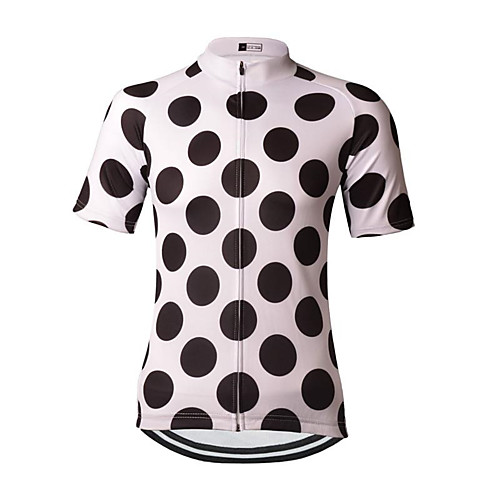 21Grams Polka Dot Women's Short Sleeve Cycling Jersey - BlackWhite Bike Jersey Top Quick Dry Moisture Wicking Breathable Sports Summer Terylene Mountain Bike MTB Clothing Apparel / Micro-elastic
21Grams Polka Dot Women's Short Sleeve Cycling Jersey - BlackWhite Bike Jersey Top Quick Dry Moisture Wicking Breathable Sports Summer Terylene Mountain Bike MTB Clothing Apparel / Micro-elastic