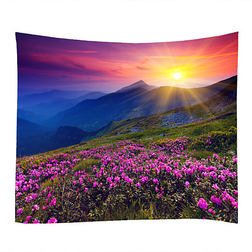 Wall Tapestry Art Decor Blanket Curtain Picnic Tablecloth Hanging Home Bedroom Living Room Dorm Decoration Nature Landscape Mountain Sunset Sunrise Floral Plants Flower Blossom
Wall Tapestry Art Decor Blanket Curtain Picnic Tablecloth Hanging Home Bedroom Living Room Dorm Decoration Nature Landscape Mountain Sunset Sunrise Floral Plants Flower Blossom