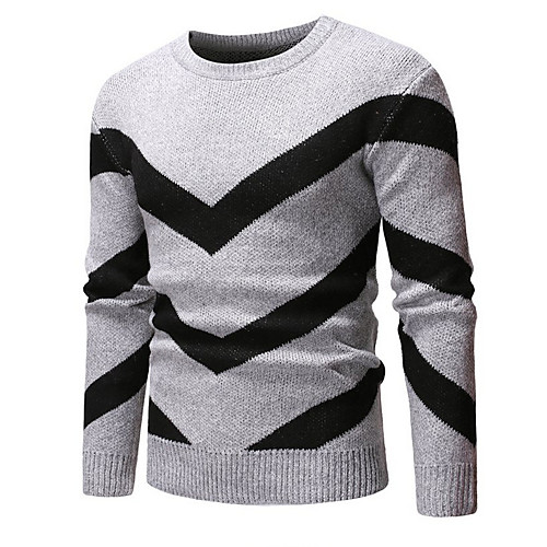 Men's Solid Colored Pullover Long Sleeve Sweater Cardigans Round Neck Wine Navy Blue Gray
Men's Solid Colored Pullover Long Sleeve Sweater Cardigans Round Neck Wine Navy Blue Gray