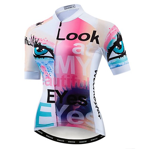 21Grams Women's Short Sleeve Cycling Jersey Summer Elastane Polyester Pink Novelty Bike Jersey Top Mountain Bike MTB Road Bike Cycling Quick Dry Moisture Wicking Breathable Sports Clothing Apparel
21Grams Women's Short Sleeve Cycling Jersey Summer Elastane Polyester Pink Novelty Bike Jersey Top Mountain Bike MTB Road Bike Cycling Quick Dry Moisture Wicking Breathable Sports Clothing Apparel