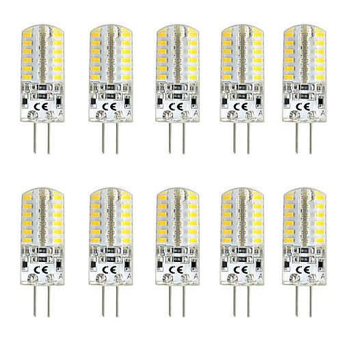 10pcs 3 W LED Bi-pin Lights 300 lm G4 T 48 LED Beads SMD 3014 Warm White White 220-240 V 12 V
10pcs 3 W LED Bi-pin Lights 300 lm G4 T 48 LED Beads SMD 3014 Warm White White 220-240 V 12 V