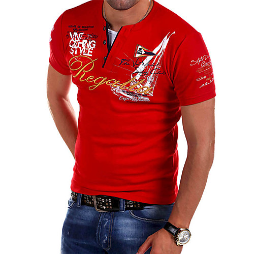Men's Graphic Letter T-shirt Daily V Neck White / Black / Blue / Red / Green / Short Sleeve
Men's Graphic Letter T-shirt Daily V Neck White / Black / Blue / Red / Green / Short Sleeve