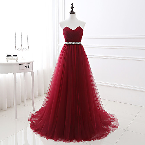 A-Line Elegant Quinceanera Prom Valentine's Day Dress Strapless Sleeveless Chapel Train Satin Tulle with Crystals 2021
A-Line Elegant Quinceanera Prom Valentine's Day Dress Strapless Sleeveless Chapel Train Satin Tulle with Crystals 2021