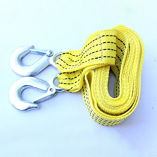 Car Tow Rope Straps with Hooks 3 Tons 3 Meters High Strength Emergency Towing Rope Cable Cord Heavy Duty Recovery Securing Accessories Yellow
Car Tow Rope Straps with Hooks 3 Tons 3 Meters High Strength Emergency Towing Rope Cable Cord Heavy Duty Recovery Securing Accessories Yellow