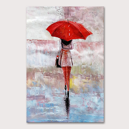 Oil Painting Hand Painted Vertical Abstract People Modern Rolled Canvas (No Frame)
Oil Painting Hand Painted Vertical Abstract People Modern Rolled Canvas (No Frame)