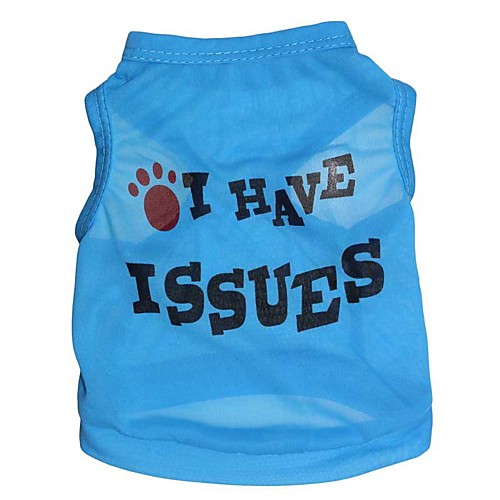 Dog Vest Quotes & Sayings Casual / Daily Simple Style Dog Clothes Puppy Clothes Dog Outfits Fuchsia Blue Pink Costume for Girl and Boy Dog Polyester XS S M L
Dog Vest Quotes & Sayings Casual / Daily Simple Style Dog Clothes Puppy Clothes Dog Outfits Fuchsia Blue Pink Costume for Girl and Boy Dog Polyester XS S M L