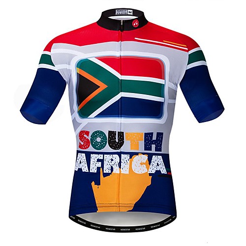 21Grams Men's Short Sleeve Cycling Jersey Summer Elastane Lycra Polyester RedBlue South Africa Bike Jersey Top Mountain Bike MTB Road Bike Cycling Quick Dry Moisture Wicking Breathable Sports
21Grams Men's Short Sleeve Cycling Jersey Summer Elastane Lycra Polyester RedBlue South Africa Bike Jersey Top Mountain Bike MTB Road Bike Cycling Quick Dry Moisture Wicking Breathable Sports