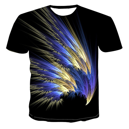 Men's T shirt Shirt Graphic Geometric 3D Print Short Sleeve Street Tops Punk & Gothic Round Neck Black
Men's T shirt Shirt Graphic Geometric 3D Print Short Sleeve Street Tops Punk & Gothic Round Neck Black