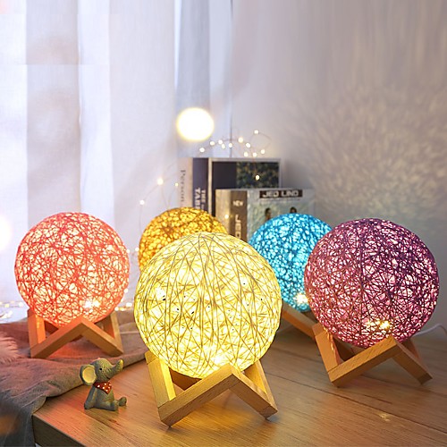 USB Wood Rattan Twine Ball Lights Table Lamp Room Home Art Decor Desk Light for Bedroom Living Room
USB Wood Rattan Twine Ball Lights Table Lamp Room Home Art Decor Desk Light for Bedroom Living Room