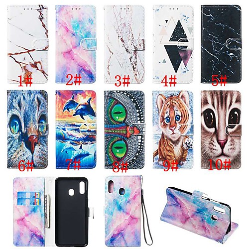 Case For Samsung Galaxy A5(2018) / A6 (2018) / A6 (2018) Wallet / Card Holder / with Stand Full Body Cases Animal / Marble Hard PU Leather
Case For Samsung Galaxy A5(2018) / A6 (2018) / A6 (2018) Wallet / Card Holder / with Stand Full Body Cases Animal / Marble Hard PU Leather