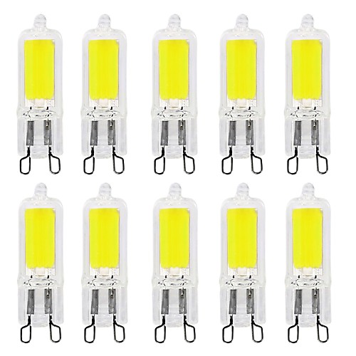 10pcs 5 W LED Bi-pin Lights 300 lm G9 T 1 LED Beads COB Warm White White 220 V 110 V
10pcs 5 W LED Bi-pin Lights 300 lm G9 T 1 LED Beads COB Warm White White 220 V 110 V