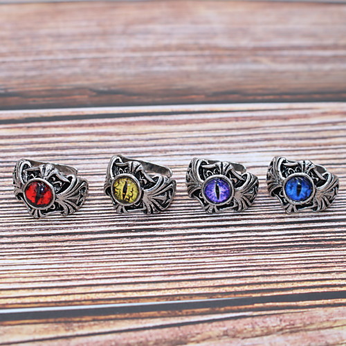 Men Band Ring Classic Purple Yellow Red Resin Silver Plated Alloy Mini Eyes Evil Eye Statement Simple Vintage 1pc Adjustable / Men's / Statement Ring / Open Ring / Adjustable Ring
Men Band Ring Classic Purple Yellow Red Resin Silver Plated Alloy Mini Eyes Evil Eye Statement Simple Vintage 1pc Adjustable / Men's / Statement Ring / Open Ring / Adjustable Ring