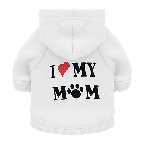 Dog Sweater Sweatshirt Puppy Clothes Love Slogan Casual / Daily Simple Style Dog Clothes Puppy Clothes Dog Outfits White Black Purple Costume for Girl and Boy Dog Fleece XS S M L
Dog Sweater Sweatshirt Puppy Clothes Love Slogan Casual / Daily Simple Style Dog Clothes Puppy Clothes Dog Outfits White Black Purple Costume for Girl and Boy Dog Fleece XS S M L