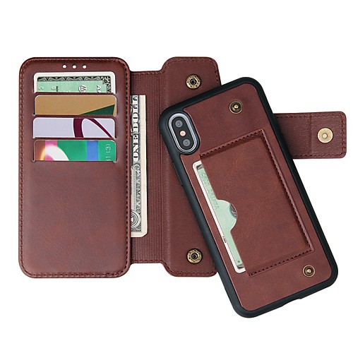 Genuine Leather/Wallet/Card Holder with Stand Case For Apple iPhone 11 Pro Max XR XS Max 8 Plus 7 Plus 6 Plus Solid Colored Full Body Cases
Genuine Leather/Wallet/Card Holder with Stand Case For Apple iPhone 11 Pro Max XR XS Max 8 Plus 7 Plus 6 Plus Solid Colored Full Body Cases