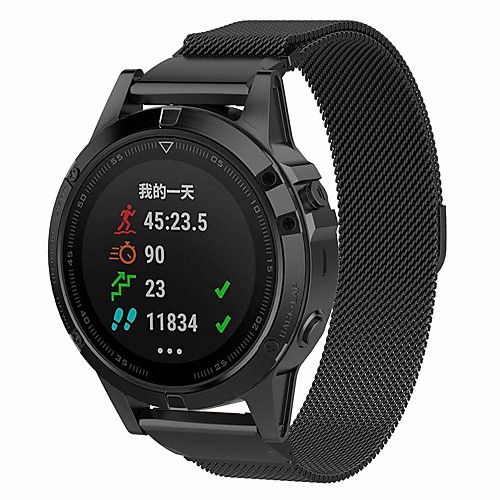 Smart Watch Band for Garmin 1 pcs Milanese Loop Stainless Steel Replacement Wrist Strap for Fenix 5
Smart Watch Band for Garmin 1 pcs Milanese Loop Stainless Steel Replacement Wrist Strap for Fenix 5