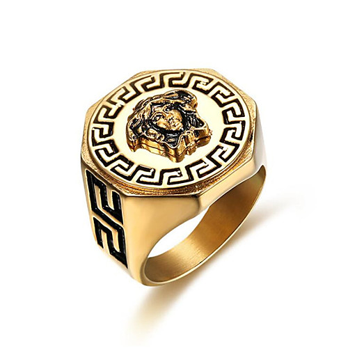 Men's Ring 1pc Gold Titanium Steel Geometric Stylish Gift Daily Jewelry Classic Courage Cool
Men's Ring 1pc Gold Titanium Steel Geometric Stylish Gift Daily Jewelry Classic Courage Cool