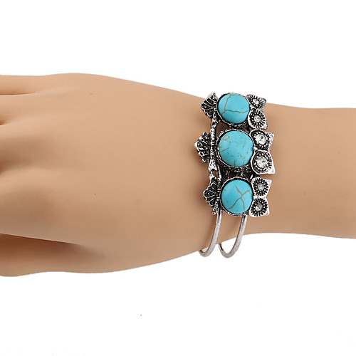 Women's Turquoise Bracelet Bangles 3D Owl Boho Alloy Bracelet Jewelry Silver For Daily
Women's Turquoise Bracelet Bangles 3D Owl Boho Alloy Bracelet Jewelry Silver For Daily