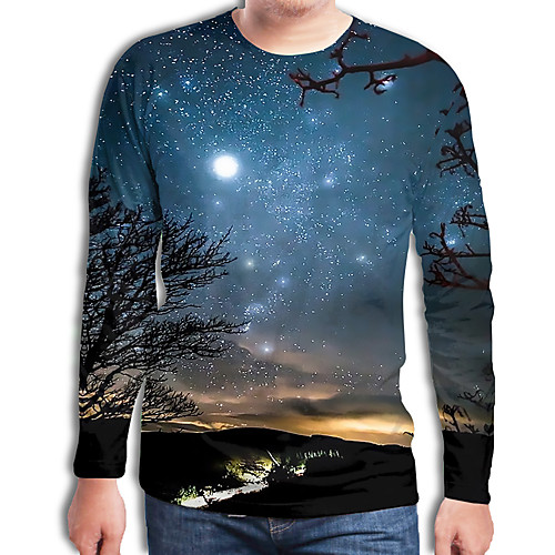 Men's T shirt Galaxy Geometric 3D Plus Size Print Long Sleeve Daily Tops Streetwear Exaggerated Royal Blue
Men's T shirt Galaxy Geometric 3D Plus Size Print Long Sleeve Daily Tops Streetwear Exaggerated Royal Blue