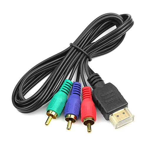 LITBest HDMI 1.4 Connect Cable, HDMI 1.4 to 3RCA Connect Cable Male - Female Gold-plated copper 1.5m(5Ft)
LITBest HDMI 1.4 Connect Cable, HDMI 1.4 to 3RCA Connect Cable Male - Female Gold-plated copper 1.5m(5Ft)