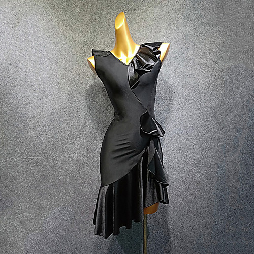 Latin Dance Dress Ruching Split Joint Women's Performance Sleeveless Spandex
Latin Dance Dress Ruching Split Joint Women's Performance Sleeveless Spandex