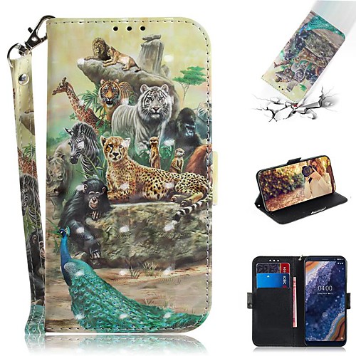 Case For Nokia Nokia 9 PureView Wallet / Card Holder / Shockproof Full Body Cases Animal PU Leather
Case For Nokia Nokia 9 PureView Wallet / Card Holder / Shockproof Full Body Cases Animal PU Leather