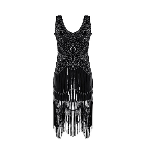 Diva Disco 1980s Fringed Dress Vacation Dress Dress Prom Dress Women's Sequins Costume Black Vintage Cosplay Prom Sleeveless Knee Length Sheath / Column
Diva Disco 1980s Fringed Dress Vacation Dress Dress Prom Dress Women's Sequins Costume Black Vintage Cosplay Prom Sleeveless Knee Length Sheath / Column