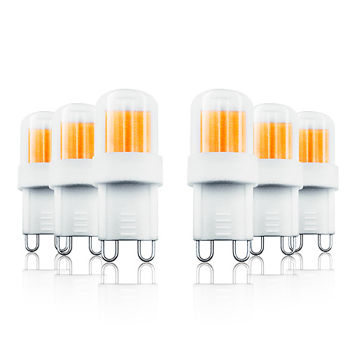 LOENDE 6pcs 4 W LED Bi-pin Lights 300 lm G9 1 LED Beads COB Warm White White 110-130 V 200-240 V
LOENDE 6pcs 4 W LED Bi-pin Lights 300 lm G9 1 LED Beads COB Warm White White 110-130 V 200-240 V